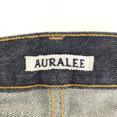 オーラリー AURALEE HARD TWIST DENIM WIDE PANTS ハード ツイスト デニム ワイドパンツ メンズ  34